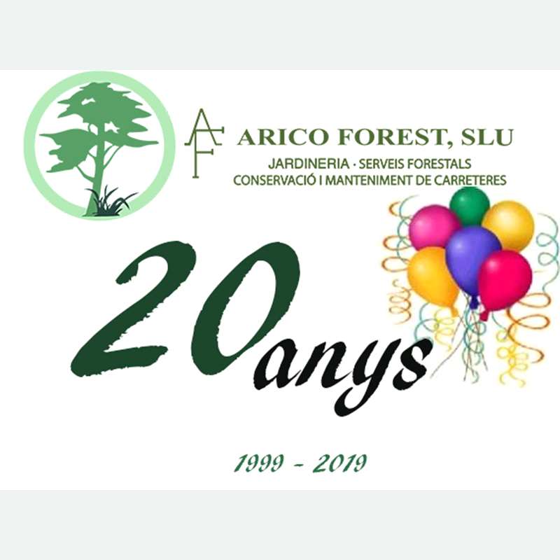 2019, vint anys d'història de l'empresa ARICO FOREST